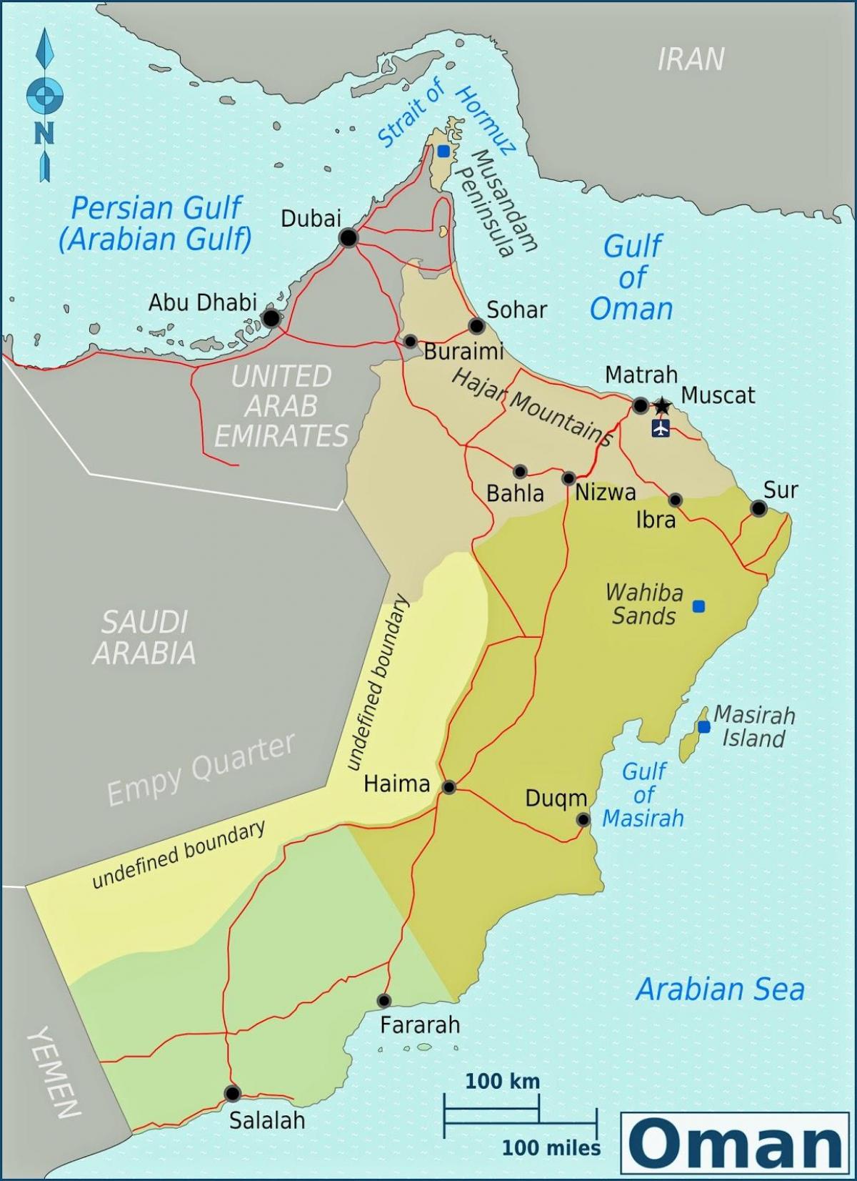 peta dari duqm Oman