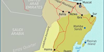 Peta dari duqm Oman