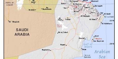 Peta dari Oman politik